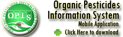 Organic Pesticides Information System
